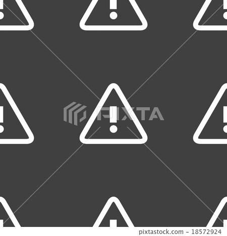 Stock Illustration: info web icon. flat design. Seamless pattern.