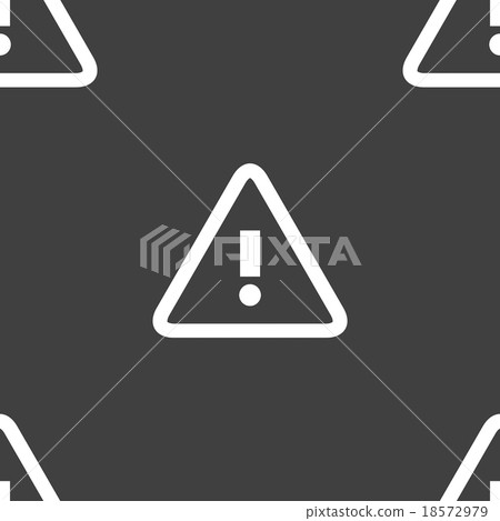 Stock Illustration: info web icon. flat design. Seamless pattern.