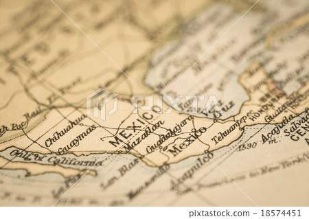 Old Map Mexico Old Map Mexico 18574451