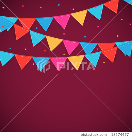 Party Background with Flags Vector Illustration Party Background with Flags Vector Illustration 18574477