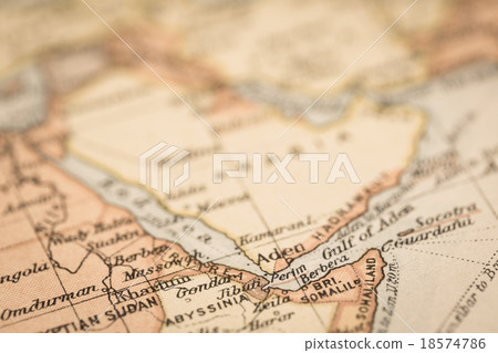 Old Map Arabian Peninsula Old Map Arabian Peninsula 18574786