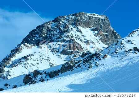Silvretta Alps winter view (Austria). Silvretta Alps winter view (Austria). 18575217