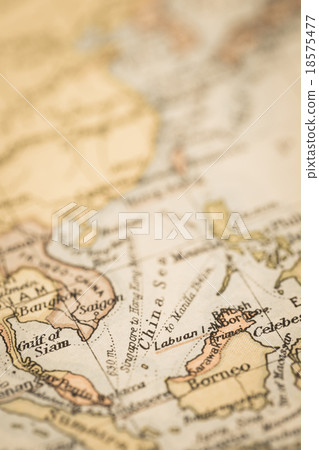 Old map South China Sea 18575477
