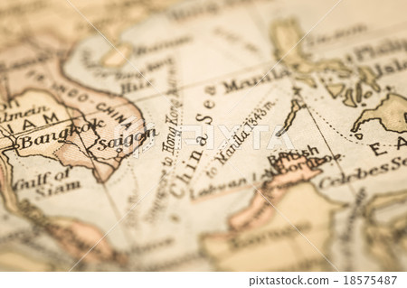 Old map South China Sea 18575487