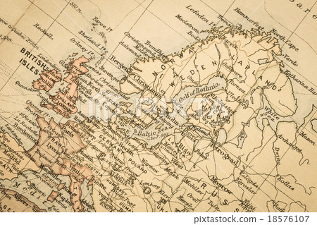 Old Map Europe 18576107