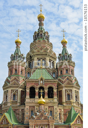 St. Peter and Paul Cathedral in Peterhof, Russia 18576153