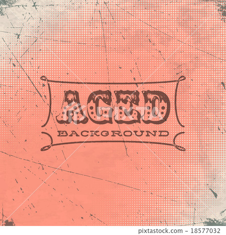 Old scratched card with halftone gradient 18577032