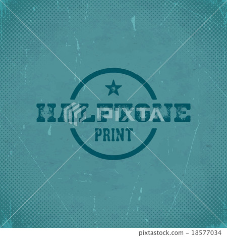 Old scratched card with halftone gradient 18577034