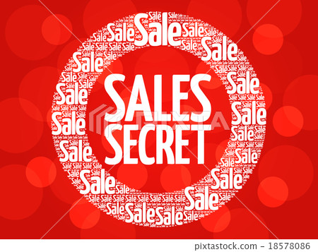 Sales Secret stamp Sales Secret stamp 18578086
