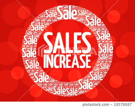 Sales Increase stamp Sales Increase stamp 18578087
