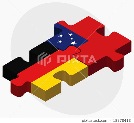 Germany and Samoa Flags in puzzle 18578418