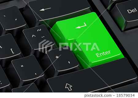 Enter green hot key on  keyboard 18579034
