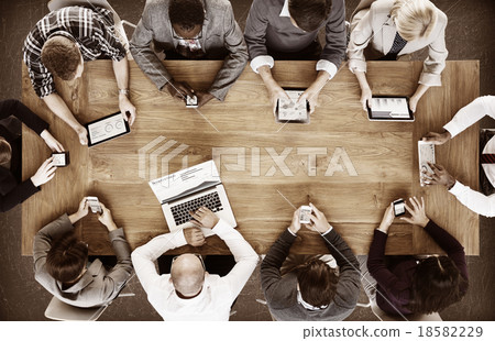 Group Business People Corporate Meeting Concept Group Business People Corporate Meeting Concept 18582229