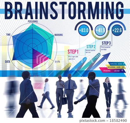 Brainstorming Planning Thinking Sharing Meeting Concept Brainstorming Planning Thinking Sharing Meeting Concept 18582490
