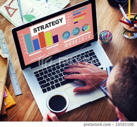 Stock Photo: Strategy Plan Marketing Data Ideas Innovation Concept