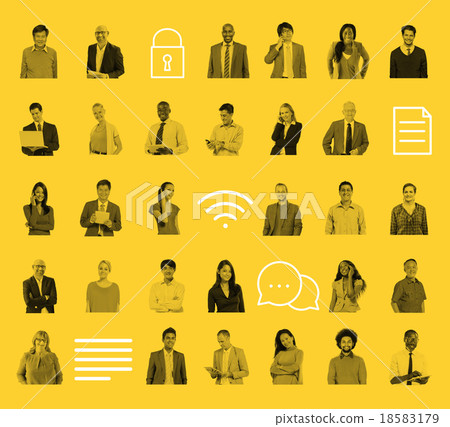 People Community Technology Connection Networking Concept People Community Technology Connection Networking Concept 18583179