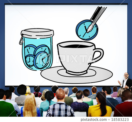 Watch Timer Allocate Time Management Concept Watch Timer Allocate Time Management Concept 18583223