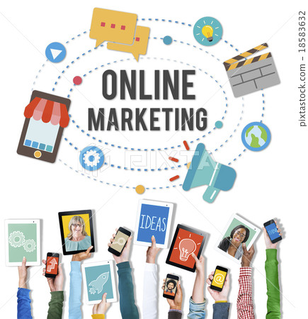 Online Marketing Promotion Campaign Technology Concept 18583632