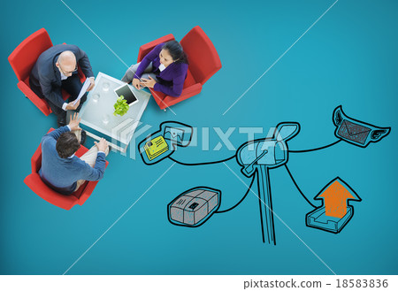Mail Message Post Letter Drawing Concept Mail Message Post Letter Drawing Concept 18583836