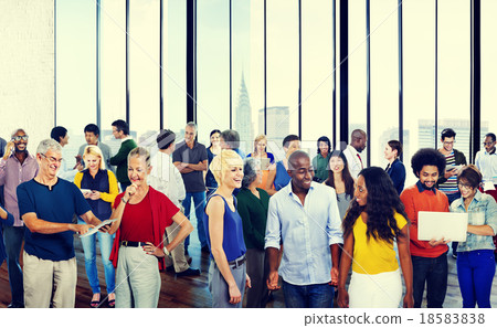 Group People Community Diversity Talking Interaction Concept Group People Community Diversity Talking Interaction Concept 18583838