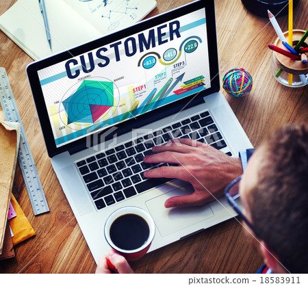 Customer Loyalty Service Efficiency Strategy Concept 18583911