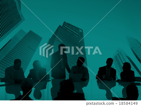 Business People Meeting Discussion Communication Concept Business People Meeting Discussion Communication Concept 18584149