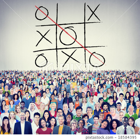 Leisure Game Tic Tac Toe Competition Challenge Winner Concept Leisure Game Tic Tac Toe Competition Challenge Winner Concept 18584395