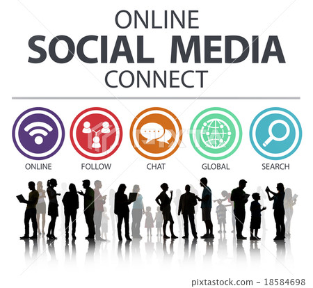 Online Social Media Connect Network Internet Concept Online Social Media Connect Network Internet Concept 18584698
