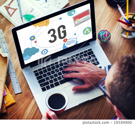 3G Connection Wireless Telecommunications Mobility Concept 18584800