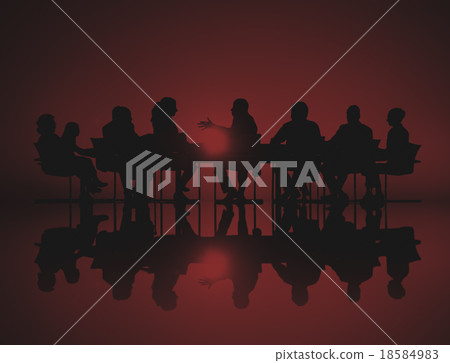 Group of Business People Meeting Brainstorming Concept Group of Business People Meeting Brainstorming Concept 18584983