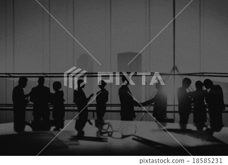 Business People Meeting Discussion Communication Concept Business People Meeting Discussion Communication Concept 18585231