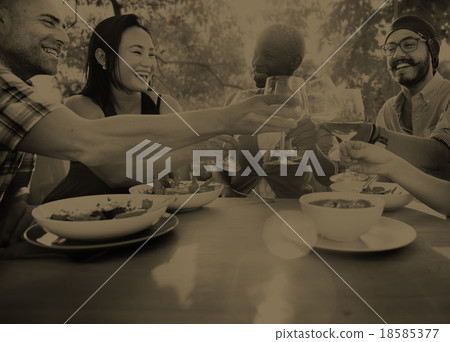 Friends Friendship Outdoor Chilling Togetherness Concept Friends Friendship Outdoor Chilling Togetherness Concept 18585377