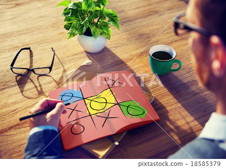 Leisure Game Tic Tac Toe Competition Challenge Winner Concept Leisure Game Tic Tac Toe Competition Challenge Winner Concept 18585379