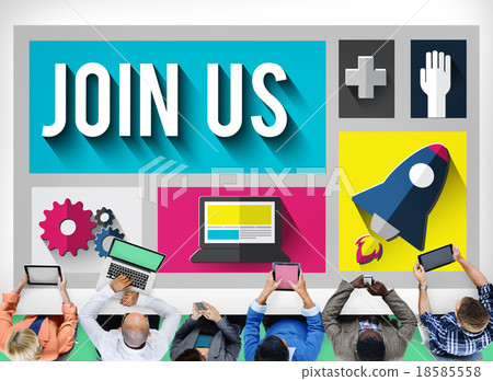 Join Us Member Corporate Support Team Unity Concept Join Us Member Corporate Support Team Unity Concept 18585558