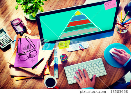 Analysis Strategy Chart Data Graph Information Concept 18585668