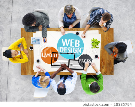 Web Design Content Creative Website Responsive Concept 18585794