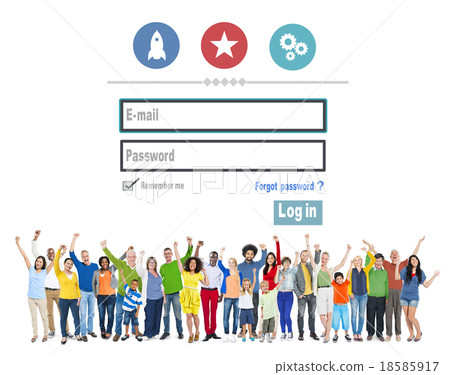 Log in Security Username Password Protection Privacy Concept 18585917