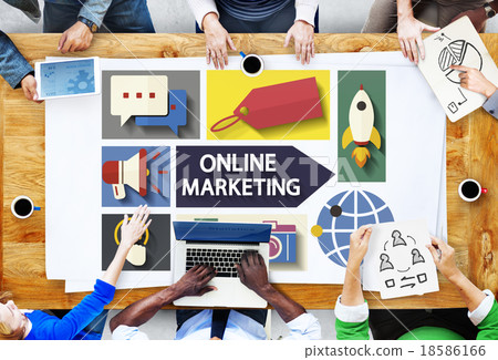 Online Marketing Branding Global Communication Analysing Concept Online Marketing Branding Global Communication Analysing Concept 18586166