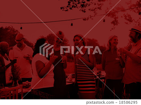 Diverse People Friends Hanging Out Drinking Concept Diverse People Friends Hanging Out Drinking Concept 18586295