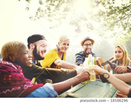 Diverse People Friends Hanging Out Concept Diverse People Friends Hanging Out Concept 18586296