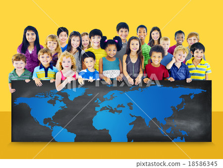 Global Globalization World Map Environmental Concservation Conce Global Globalization World Map Environmental Concservation Conce 18586345