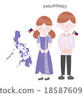 Philippines AEC People Set in traditional costume  18587609