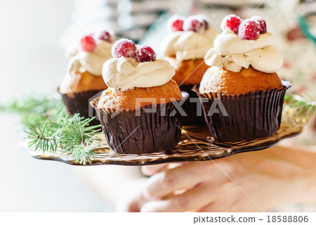 Christmas cupcakes 18588806