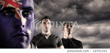 Composite image of new zealand rugby player 18591201