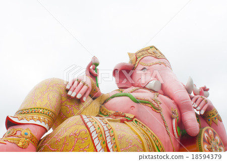 The Ganesha on white background The Ganesha on white background 18594379