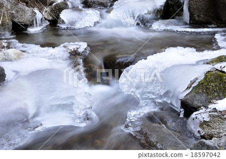 Frozen stream 18597042