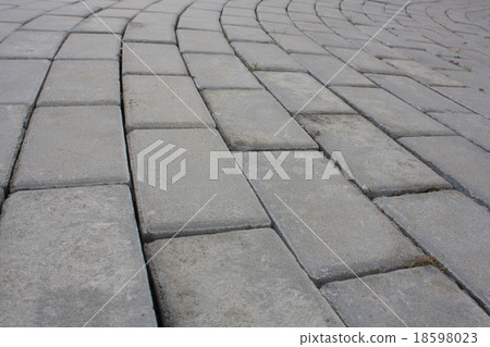 Abstract background - concrete garden blocks floor 18598023
