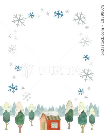 Snow background 18599078