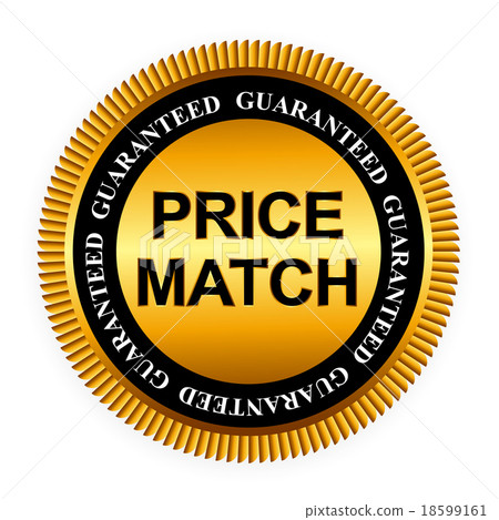 Price Match Guarantee Gold Label Sign Template 18599161