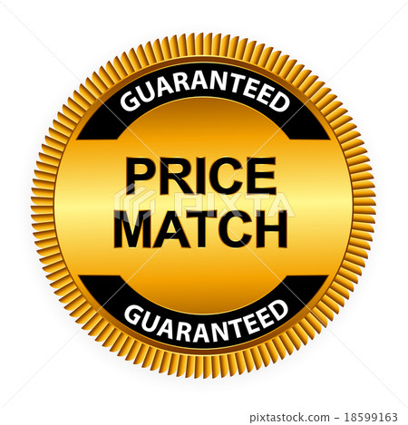 Price Match Guarantee Gold Label Sign Template 18599163